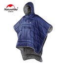 Naturehike New Arrive Outdoor Wearable Cloak Saco de dormir Winter Plus Quilt Lazy Sleeping Bag