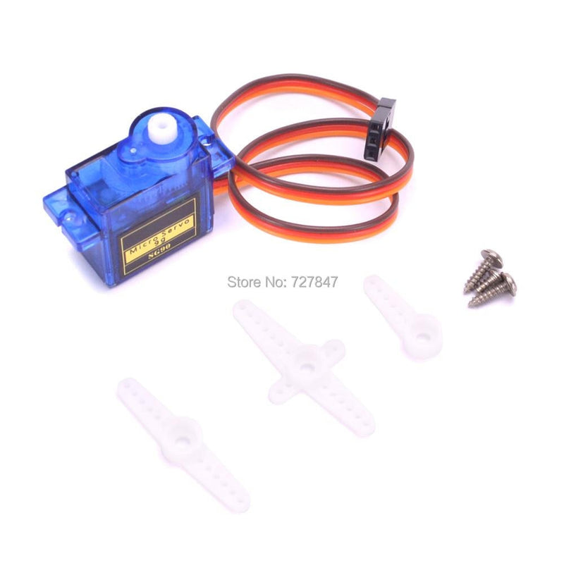 2 uds/5 uds/10 uds/20 uds/50 uds/lote nuevo SG90 SG 90 9G Mini Micro Servo para RC 250 450 helicóptero avión coche RC