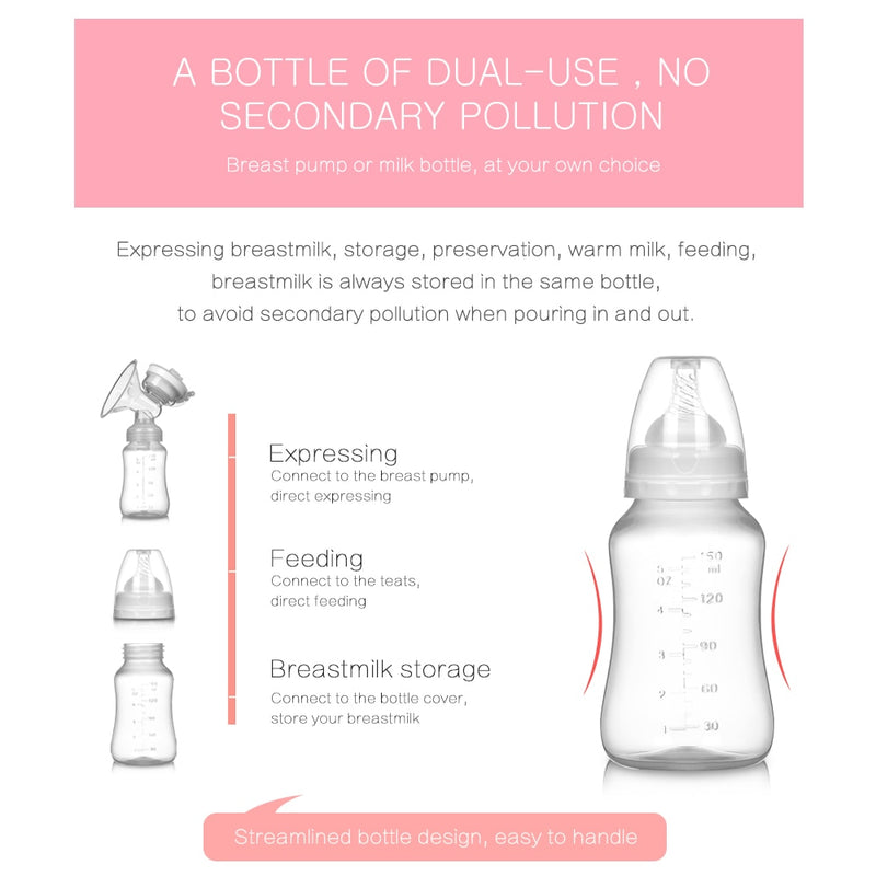 Breast Pumps Bilateral Milk Pump Baby Bottle Postnatal Supplies Electric Milk Extractor Breast Pump USB Powered Baby Breast Feed