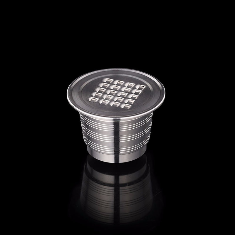 Nespresso Refillable Coffee Capsule Stainless Steel Coffee Tamper Reusable Coffee Pod Business Birthday Coffeeware Gifts