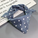 Moda Plaid Dots estilo invierno mascota Bandanas algodón lavable perro Bandanas bufanda pajaritas Collar mascota babero cuadrado para cachorros gatito