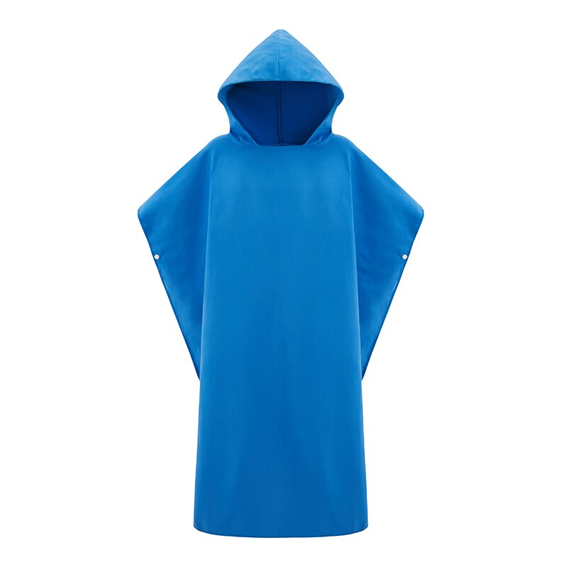 Traje de neopreno de secado rápido de microfibra Toalla de poncho de cambio de bata con capucha para nadar, playa, peso ligero, poncho de surf en la playa