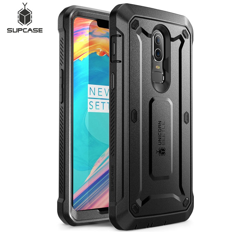 SUPCASE For OnePlus 6 Case UB Pro Full-Body Rugged Holster Protective Cover with Built-in Screen Protector For One Plus 6 Cover