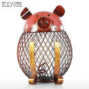 Piggy Bank pig Children Toy Bank Iron Coin bank Money bank moneybox Cash Saving Box new year gift For kids money box home decor