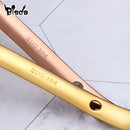 2pcs Large Soup Spoons 18/8 Stainless Steel Soup Ladle Rice Serving Spoon Gold kitchen Cooking spoon Table Spoon Cooking Utensil