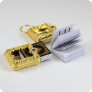 Mini Box Arabic language Koran Quran Islam Muslim ALLAH real paper can read Pendant Key Chains Fashion Religious jewelry