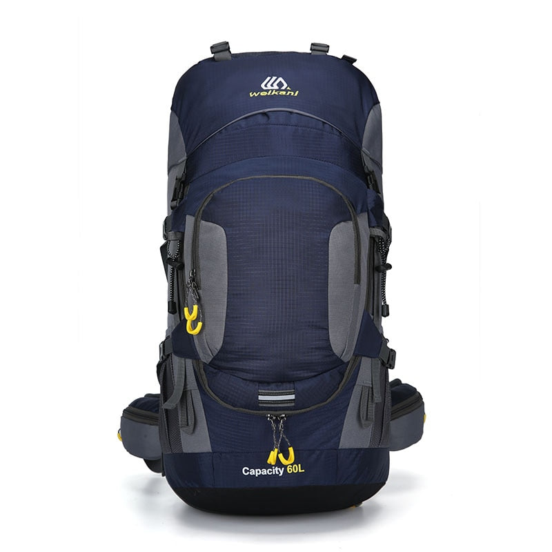 Mochila al aire libre bolsa de camping 50/60l hombres con reflejo de luz mochila de viaje impermeable hombre camping senderismo bolsas mochila deportes