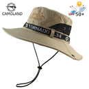 UPF 50+ Sun Hat Bucket Autumn Men Women Fishing Boonie Hat Sun UV Protection Long Large Wide Brim Mesh Hiking Outdoor Beach Cap