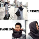 Xthree Kaschmir Winter Strickmütze Beanie Damen Schal Skullies Mützen Wintermützen für Damen Herren Cap Solid Bonnet Mask Brand Hat