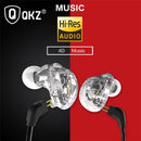 New QKZ VK1 4DD In Ear Earphone HIFI DJ Monito Running Sport Earphones Earplug Headset Earbud ZS10 ZS6 fone de ouvido audifonos