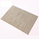 WHQ 4PCS 40x30cm Placemats PVC Dining Table Mat Disc Bowl Pads Coasters Waterproof Table Cloth Pad Modern Non-slip Pad