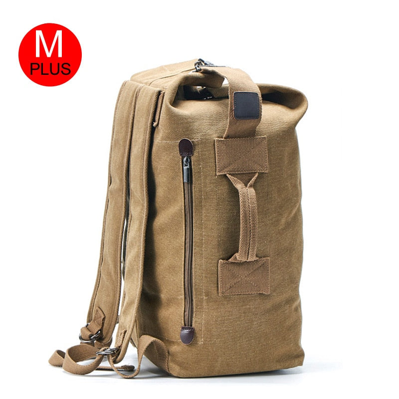 Large Man Travel Bag Mountaineering Backpack Male Luggage Canvas Bucket Shoulder Army Bags For Boys Men Backpacks mochilas XA88C