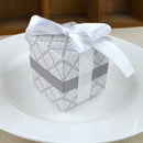 first Communion cross candy box Christening baby shower wedding party bomboniere wrap holders with ribbons