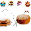 Ustensiles Patisserie Stainless Steel Slicer Adjustable 2-Wire Cake Leveler Cake Slicer Baking Dough Cutter Cake Decorating Tool