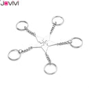 Jovivi Stainless Steel 5/6 Piece Key Ring Best Friends BFF Keychains Friendship Puzzle Piece Charm Gift Key Chain Jewelry