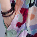 Oversized Summer Floral Boho Dress Women Polka Dot Cotton Long Ladies Dresses Loose Large Robe Femme Beach Dress 2022