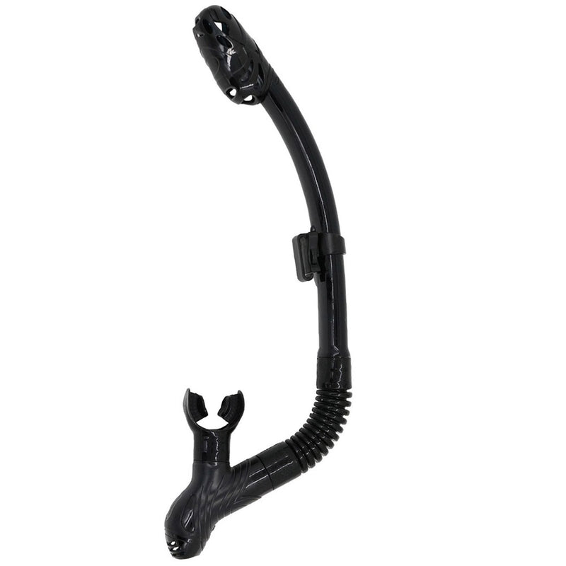 COPOZZ profesional seco Snorkel tubo de buceo tubo de aire PU tubo de silicona líquida equipo de buceo caza Snorkel para adultos