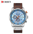 CURREN Brand Watch Men Leather Sports Watches Men&