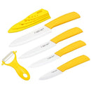 FINDKING Zirconia Ceramic Knife set 3&quot; 4&quot; 5&quot; 6&quot; inch+ Peeler+Covers Paring Fruit Utility Kithchen Knife 5pcs 2018 best knives