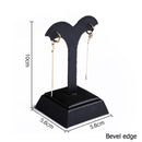 Black PU Leather Jewellery Ring Earrings Stand Holder Set Jewelry Pendant Necklace Chain Chokers Display Bust Bangle Organzier