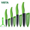 Knives set Ceramic Knife set 3 4 5 6 inch Zirconia Ceramic Black and white Blade Cooking Paring Fruit Chef Knives