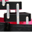 Bolsa de maquillaje de alta calidad, bonita caja de cosméticos para mujer, capas plegables informales, estuche de almacenamiento de viaje profesional, maleta de gran capacidad