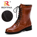 ROYYNA New Popular Increase Short Boots Women Autumn Winter Round Head Boots Woman Zapatos De Mujer Comfortable Ladies Shoe