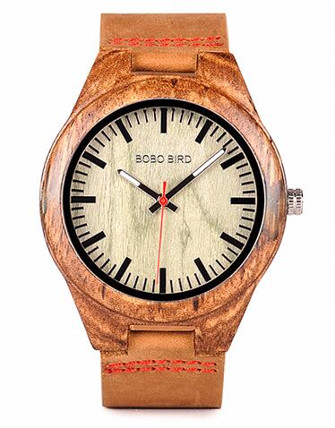 BOBO BIRD Holz Herrenuhr erkek kol saati Mode Luxus Design Uhren Damen Holz und Achat Inlay Case relogio masculino V-Q05