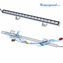 Populargrow 54W/81W/108W Led Aquarium Light with Only 470nm Blue Spectrum Strip Light Beautiful Your Coral Reef Fish Tank Lamp