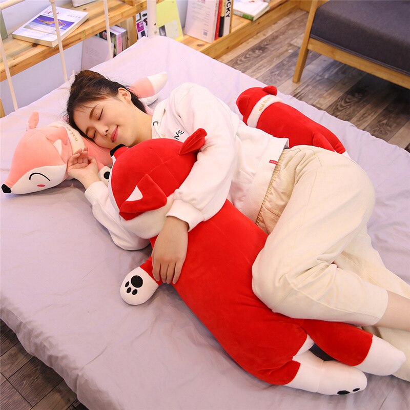 50-90cm Kawaii Toy Stuffed Animals & Plush Toys for Girls Children Baby Toys Plush Pillow Gift Fox Stuffed Animals Soft Toy Doll