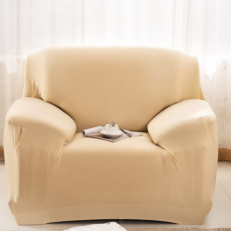 Stretchbezug für Sessel Sofa Couch Wohnzimmer 1er Sofa Schonbezug Einsitzer Möbel Couch Sesselbezug Elastisch