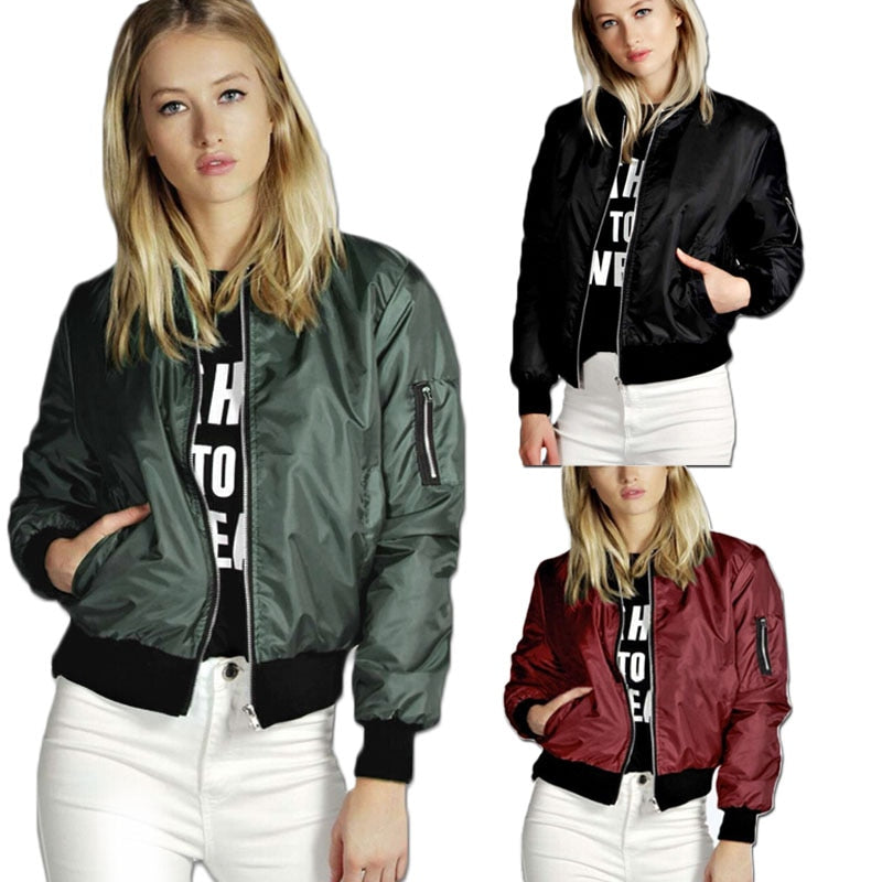 2022 Fashion Summer Windbreaker Women Jacket Coats Long Sleeve Basic Jackets Bomber Thin Women's Work Wear Jacket Female Outwear