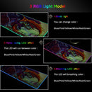 Sovawin Gaming Mouse Pad RGB Backlight Mat 900x400 Gamer XXL Computer Mousepad CS GO Hyper Beast Non-Slip Rubber Desk Mat For PC
