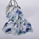 [BYSIFA] nueva bufanda de seda pura de lujo para mujer, bufandas largas de primavera y otoño para mujer, bufanda de cuello de seda de 100% de marca, Foulard 175*52cm