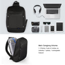 Kingsons 13'' Chest Bag Black Single Shoulder Bags With USB Charging Waterproof Nylon Crossbody Bags Messenger Bags Hot-selling