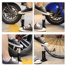 WEST BIKING 120PSI Bicycle Pump Fit Presta Schrader Aluminum Alloy Bike Inflator Foot Pedal Portable Floor Air Inflator Pump