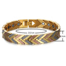 Rainso Health Care Magnetarmband für Frauen, Edelstahl, Bio-Energie, Armreif, Wikinger, Mode, Mädchen, Schmuck