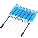 10 in 1 Tool Kit Schraubendreher Zangen Hex Handreparaturwerkzeuge mit Box RC Werkzeug für Hubschrauber Flugzeug Auto LKW Quadcopter Spielzeug