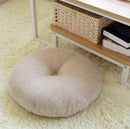 Round Shape 2 Size Cotton Linen Seat Cushion Silk Cotton Core Tatami Cushion Pillow Home Decoration Soft Car Sofa Cushion