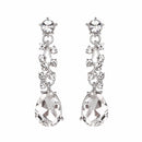 Delicate Women Austrian Crystal Jewelry Sets 16 Colors For Bridal Wedding Necklace And Earrings Sets Lady Party Fashion Jewelry