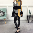 2022 Women Pullover Female Sweater Fashion Autumn Winter  Shawl Warm Casual Loose Knitted Tops
