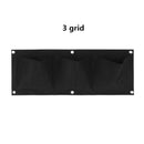 Bolsas de plantación para colgar en la pared, 24 bolsillos de tamaño, bolsa de cultivo verde, jardinera Vertical, bolsa de bonsái para vida vegetal y jardín, suministro de flores para el hogar