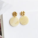 Frauenohrringe Unregelmäßiges geometrisches Temperament der Wiederherstellung alter Weisen Runde Ohrringe Ohrringe Metallohrringe Großhandel 002