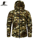Mege marca Otoño Invierno militar polar camuflaje táctico ropa de hombre Polar cálido Multicam ejército hombres abrigo prendas de vestir con capucha