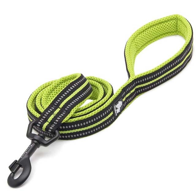 Truelove Soft Padded Mesh Dog Leash 3M Reflective Nylon Dog Leads Dog Pet Leash 11 Color 110cm Length Walking Training