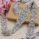 MissRDress Rhinestones Wedding Belt Silver Crystal Bridal Belts Pearls Weddings Sash For Bridals Accessories JK834