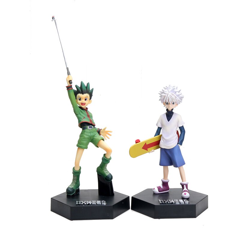 16cm-22cm Anime Hunter x Hunter Kulolo Lushilufelu Curarpikt Hyskoa Gon Freecss Killua Zoldyck Actionfigur Modell Spielzeug