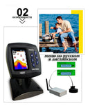 FF918-CWLS Lucky Boat Fish Finder Color Display wireless operating range 300 m Depth Range 100 M