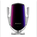 Cargador inalámbrico de sujeción automática para coche, carga rápida de 10W para iPhone 14 13 12 11 Pro Max X 8 Pro, soporte para teléfono con Sensor infrarrojo Qi