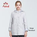 Astrid Spring Autumn new arrival woman Oversize short trench coat for women with a hood lady coat female with zipper AS-9013